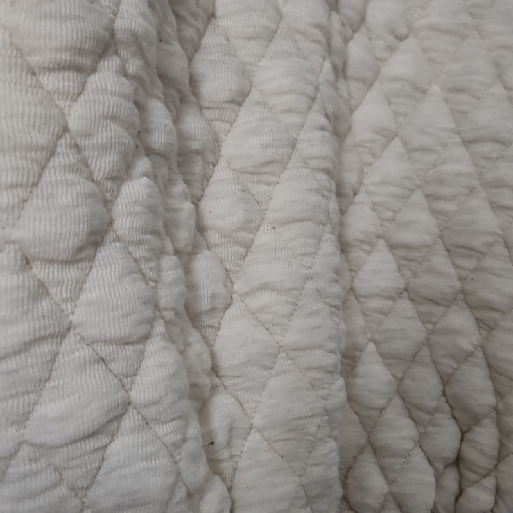 Quilted Cream Kids Romper - Picture 6 of 8